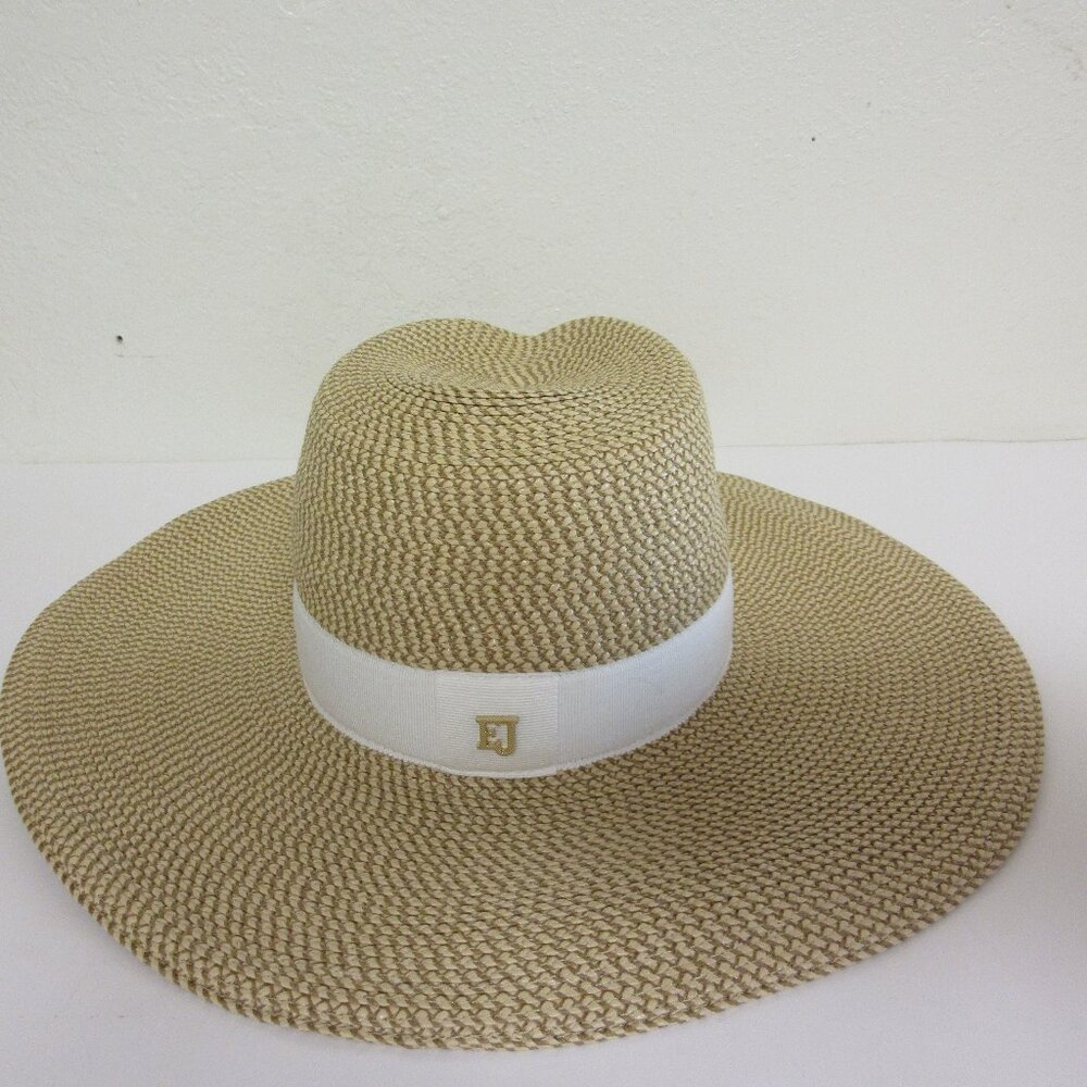 ERIC JAVITS Natural Woven Stylish Hat USA